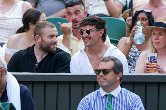 Harlequins Cadan Murley watching the action on Centre Court Wimbledon Tennis Championships, Day 11, The All England Lawn Tennis and Croquet Club, London, UK - 09 Jul 2026London The All England Lawn Tennis and United Kingdom  Copyright: xKieranxMcManus Shutterstockx 16981024cd