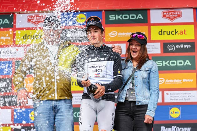 CYCLING - Oesterreich Rundfahrt 2026 BAD KLEINKIRCHHEIM,AUSTRIA,09.JUL.26 - CYCLING - Tour of Austria, stage 2, Bad Kleinkirchheim - Heiligenblut. Image shows Andrew August (USA NetCompany Ineos).  GEPAxpictures xDavidxGeieregger