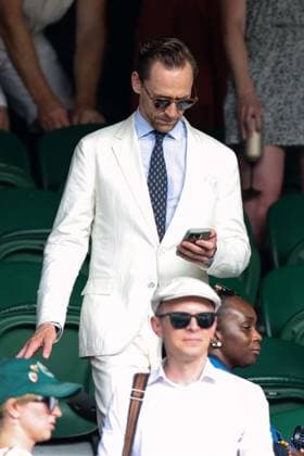 Tom Hiddleston in the Centre Court crowd Wimbledon Tennis Championships, Day 11, The All England Lawn Tennis and Croquet Club, London, UK - 09 Jul 2026London The All England Lawn Tennis and United Kingdom  Copyright: xKieranxMcManus Shutterstockx 16981024dd