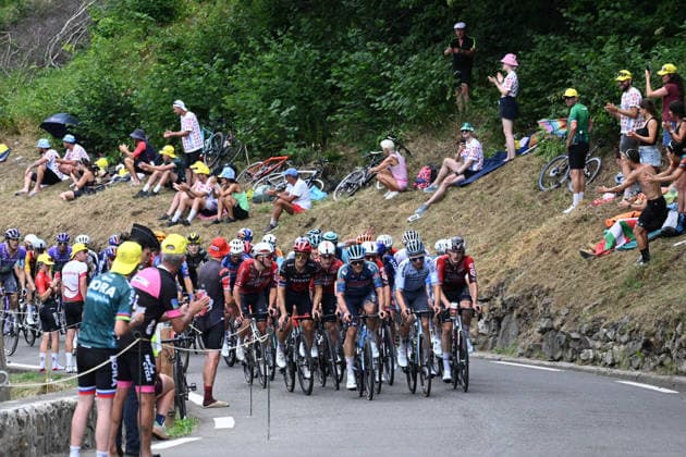 09-07-2026 Tour De France; Tappa 06 Pau - Gavarnie Gedre; 2026, Soudal - Quick Step; 2026, Tudor; Stuyven, Jasper; Trentin, Matteo; Gavarnie Gedre; 