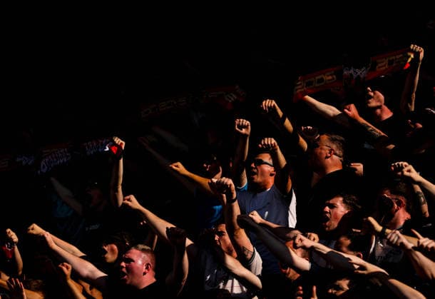UEFA Europa Conference League First Qualifying Round First Leg, Dalymount Park, Dublin 9 7 2026 Bohemians vs St. Joseph s A view of Bohs™ fans ahead of the game A view of Bohs™ fans 9 7 2026  Copyright: xx RB1_1879