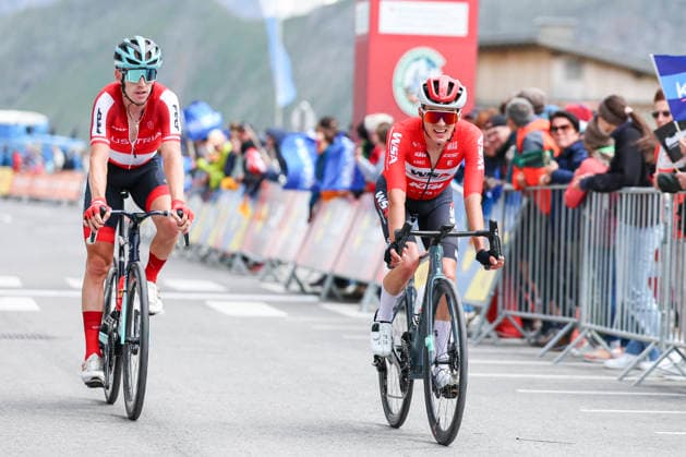 CYCLING - Oesterreich Rundfahrt 2026 BAD KLEINKIRCHHEIM,AUSTRIA,09.JUL.26 - CYCLING - Tour of Austria, stage 2, Bad Kleinkirchheim - Heiligenblut. Image shows Rainer Kepplinger (AUT Austria) and Martin Messner (AUT WSA KTM Graz).  GEPAxpictures xDavidxGeieregger