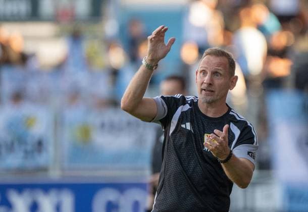 Fußball, Herren, Saison 2026 2027, Testspiel, Chemnitzer FC - 1. FC Union Berlin, Trainer Mauro Lustrinelli (1. FC Union Berlin), 09.07. 2026, *** Soccer, Men s, 2026–2027 Season, Friendly Match, Chemnitzer FC vs. 1. FC Union Berlin, Coach Mauro Lustrinelli, 1. FC Union Berlin, July 9, 2026, Copyright: xMatthiasxKochx
