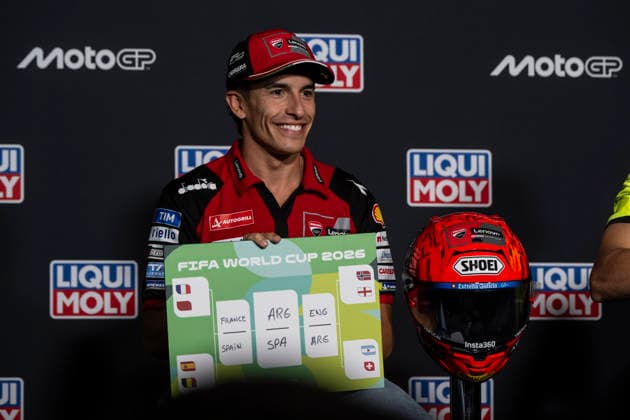 MOTO - MOTO GP - GERMANY GRAND PRIX 2026 MARQUEZ Marc (spa), Ducati Lenovo Team, Ducati Desmosedici GP26, portrait, , press conference, PK, Pressekonferenz during the 2026 MotoGP Motul Liqui Moly Grand Prix of Germany, Germany GP, on the Sachsenring circuit, from July 10 to 12, in Germany - Hohenstein-ErnstthalGermany  Copyright: xGIGIxSOLDANOx