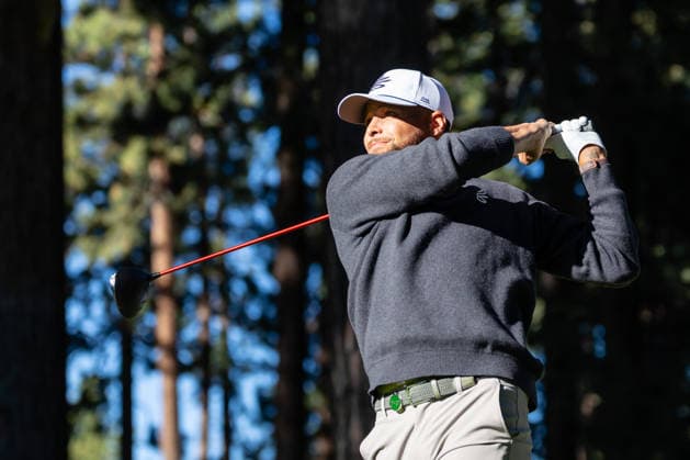 STATELINE, NV - JULY 09: during the preview round of the American Century Championship on July 9, 2026 at Edgewood Tahoe Golf Course in Stateline, NV. (Photo by Matthew Huang Icon Sportswire) GOLF: JUL 09 American Century Championship EDITORIAL USE ONLY Icon260709003