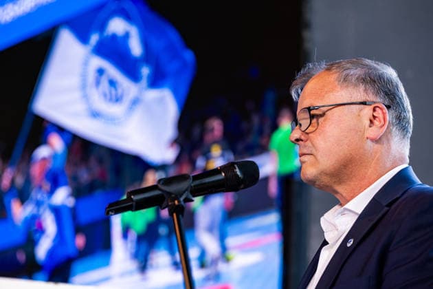 09.07.2026, GER, Handball, ThSV Eisenach Mitgliederversammlung ThSV Eisenachs Präsident Shpetim Alaj tritt nach 8 1 2 Jahren Amtszeit zurück 99817 Eisenach Werner-Assmann-Halle Am Sportp Thueringen Deutschland *** July 9, 2026, GER, Handball, ThSV Eisenach General Meeting: ThSV Eisenach President Shpetim Alaj steps down after 8 1 2 years in office 99817 Eisenach Werner Assmann Hall at the Sportp Thueringen Germany