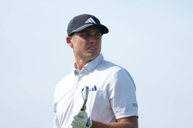 9th July 2026; The Renaissance Club, North Berwick, East Lothian, Scotland: Genesis Scottish Open Golf, Day One; Ludvig Aberg on the 10th tee AlecxBrown