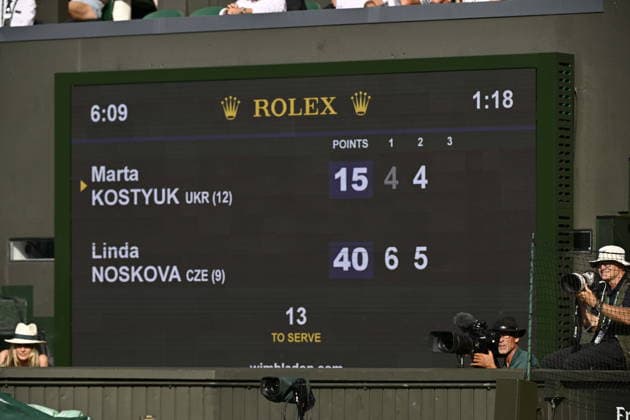 Tennis - Wimbledon 2026 - ITF - The Championships - 09 07 2026 - Tennis - Wimbledon 2026 - ITF - The Championships - 09 07 2026 - Linda Noskova - Republique Tcheque London  Copyright: xChryslenexCaillaud Psnewzx