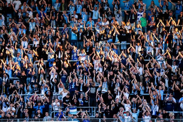 Chemnitzer Fanblock bejubelt die Mannschaft, Chemnitzer FC vs 1. FC Union Berlin, Fussball, Testspiel, Saison 2026 27, 09.07.2026,¨ DFL REGULATIONS PROHIBIT ANY USE OF PHOTOGRAPHS AS IMAGE SEQUENCES AND OR QUASI-VIDEO,¨ Chemnitzer FC vs 1. FC Union Berlin, Fussball, Testspiel, Saison 2026 27, 09.07.2026 Chemnitz *** Chemnitz fan section cheers on the team, Chemnitzer FC vs. 1. FC Union Berlin, soccer, friendly match, 2026–27 season, July 9, 2026, DFL regulations prohibit any use of photographs as image sequences and or quasi-video, Chemnitzer FC vs. 1. FC Union Berlin, soccer, friendly match, 2026–27 season, July 9, 2026, Chemnitz Copyright: xEibner-Pressefoto LauraxRoemerx EP_LRR