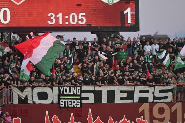 VOJVODINA NOVI SAD vs FERENCVAROSI TC SUPPORTERS football Vojvodina Novi Sad vs Ferencvarosi TC Budapest during UEFA Europa League at Karadjordje stadium, Novi Sad 09.07.2026 Foto: FOOTBALL, UEFA EUROPA LEAGUE, FERENCVAROS, VOJVODINA NOVI SAD Novi Sad Karadjordje stadium Serbia Copyright: xMarkoxMetlas xMNxPressx