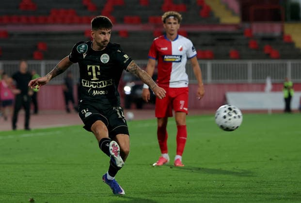 Vojvodina v Ferencvaros, UEFA Europa League first qualifying round, 1st leg, season 2026 2027 Novi Sad, Serbia. 9th July, 2026. Ferencvaros Attila Osvath during the UEFA Europa League first qualifying round first leg football match between Vojvodina and Ferencvaros on July 9. 2026. in Novi Sad, Serbia. Novi Sad Serbia Copyright: xPedjaxMilosavljevic STARSPORTx x