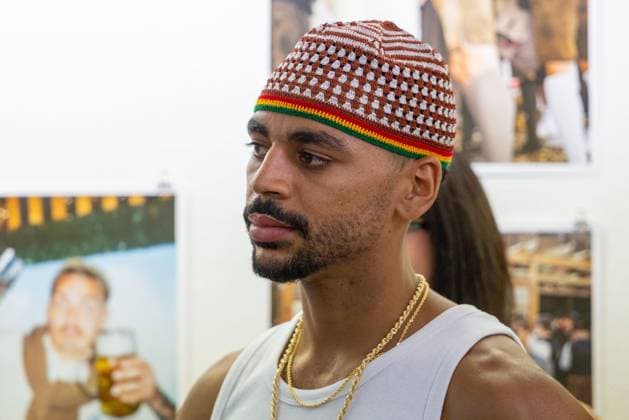 Alexis Claude-Maurice 20 (FC Augsburg), Ausstellung Han-Noah Massengo gibt Einblicke hinter die Kulissen des Profifussballs, Fussball, 1. Bundesliga, 09.07.2026 Augsburg Bayern Deutschland *** Alexis Claude Maurice 20 FC Augsburg, Han Noah Massengo s exhibition offers a behind-the-scenes look at professional soccer, Soccer, Bundesliga 1, July 9, 2026, Augsburg, Bavaria, Germany Copyright: xkolbert-press ChristianxKolbertx