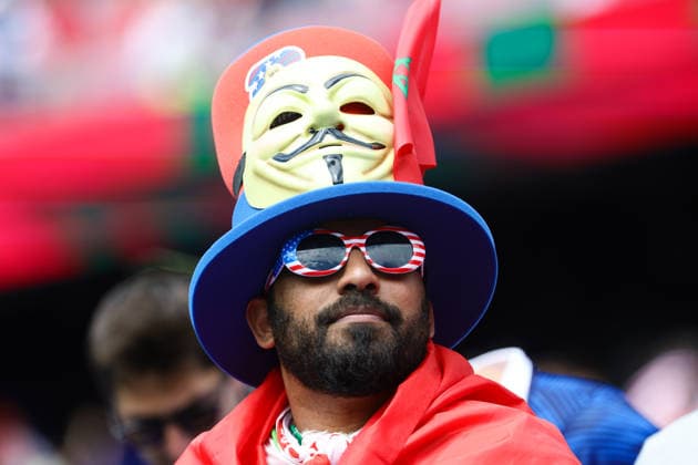 Moroccan fan during the FIFA World Cup, WM, Weltmeisterschaft, Fussball 2026 Quarter Final match between France and Morocco at the Boston Stadium, Foxborough, Massachusetts on 9 July 2026. Copyright: xPeterxDovganx 45240022