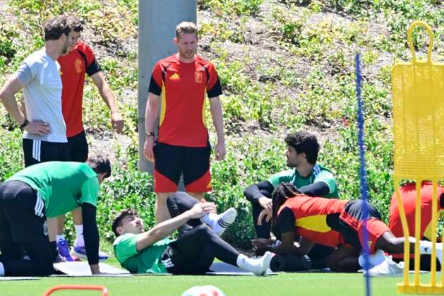 Belgian national football team - FIFA World Cup, WM, Weltmeisterschaft, Fussball 2026 - media activities 09 07 2026 LOS ANGELES, UNITED STATES OF AMERICA - JULY 09 : De Bruyne Kevin forward of Belgium pictured during a training session ahead of the FIFA World Cup 2026 quarter final match between Spain and Belgium on July 9, 2026 in Los Angeles, United States of America, 09 07 2026 Los Angeles United States of America  Copyright: xJanxDexMeuleneirx