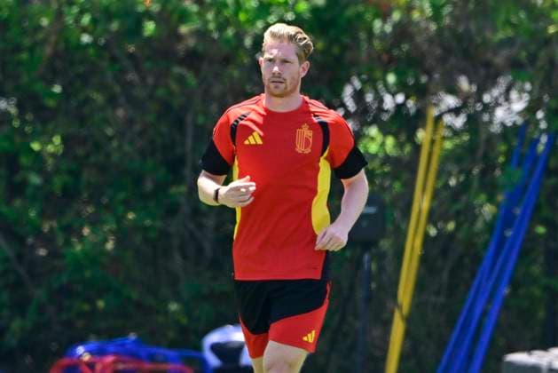 Belgian national football team - FIFA World Cup, WM, Weltmeisterschaft, Fussball 2026 - media activities 09 07 2026 LOS ANGELES, UNITED STATES OF AMERICA - JULY 09 : De Bruyne Kevin forward of Belgium pictured during a training session ahead of the FIFA World Cup 2026 quarter final match between Spain and Belgium on July 9, 2026 in Los Angeles, United States of America, 09 07 2026 Los Angeles United States of America  Copyright: xJanxDexMeuleneirx