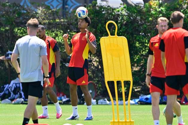 Belgian national football team - FIFA World Cup, WM, Weltmeisterschaft, Fussball 2026 - media activities 09 07 2026 LOS ANGELES, UNITED STATES OF AMERICA - JULY 09 : De Winter Koni defender of Belgium pictured during a training session ahead of the FIFA World Cup 2026 quarter final match between Spain and Belgium on July 9, 2026 in Los Angeles, United States of America, 09 07 2026 Los Angeles United States of America  Copyright: xJanxDexMeuleneirx