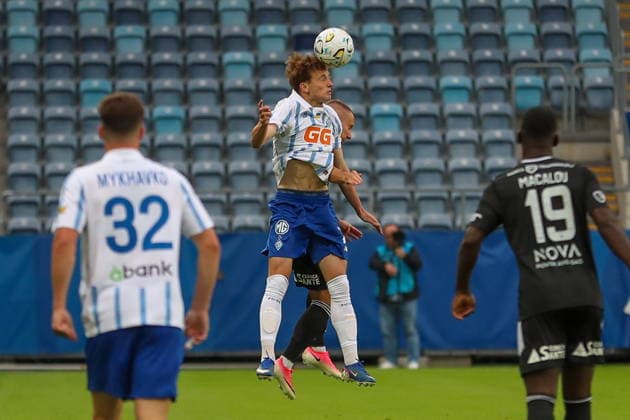 Lublin 09.07.2026. Pilka nozna Liga Europy UEFA kwalifikacje sezon 2026 2027 runda 1 8 mecz: Dynamo Kijow - Universitatea Cluj --- Football UEFA Europa League qualifications season 2026 2027 round 1 8 match: Dynamo Kyiv - Universitatea Cluj nz Bogdan Redushko Fot. Kacper Staniec NEWSPIX.PL --- newspix.pl POLAND OUT! 
