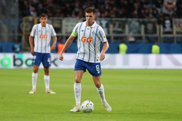 Lublin 09.07.2026. Pilka nozna Liga Europy UEFA kwalifikacje sezon 2026 2027 runda 1 8 mecz: Dynamo Kijow - Universitatea Cluj --- Football UEFA Europa League qualifications season 2026 2027 round 1 8 match: Dynamo Kyiv - Universitatea Cluj nz Oleksandr Pikhalyonok Fot. Kacper Staniec NEWSPIX.PL --- newspix.pl POLAND OUT! 