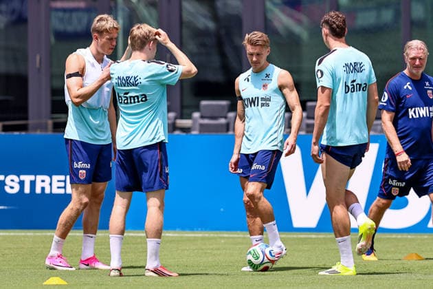 July 9, 2026, Fort Lauderdale, Florida, USA: Martin Odegaard 10(C) of Norway attends a Norway soccer team training session prior to a World Cup 26 Quarter-Final match between Norway and England. Fort Lauderdale USA - ZUMAa257 20260709_zsp_a257_013 Copyright: xChrisxArjoonx