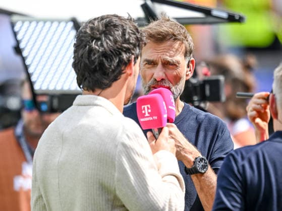 Matts Hummels and Jürgen Klopp during the TV Interview during the FIFA World Cup, WM, Weltmeisterschaft, Fussball 2026 Quarter Final match between France and Morocco at Boston Stadium on July 9, 2026 in Foxborough, United States. (Photo by Harry Langer DeFodi Images) - *** Matts Hummels and Jürgen Klopp during a TV interview at the 2026 FIFA World Cup quarterfinal match between France and Morocco at Boston Stadium on July 9, 2026, in Foxborough, United States. Photo by Harry Langer, DeFodi Images