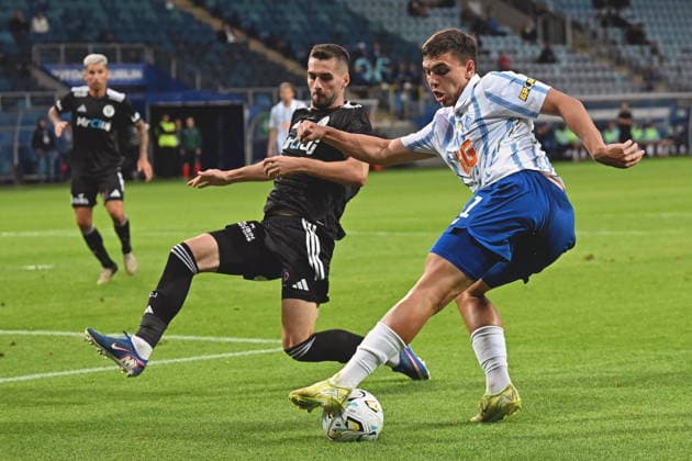 LUBLIN 09.07.2026 MECZ I RUNDA ELIMINACYJNA LIGA EUROPY SEZON 2026 2027: DYNAMO KIJOW - UNIVERSITATEA KLUZ --- UEFA EUROPA LEAGUE FIRST QUALIFYING ROUND FIRST MATCH: DYNAMO KYIV - UNIVERSITATEA CLUJ nz Matvii Ponomarenko FOT. PRZEMEK GABKA 400MM.PL NEWSPIX.PL --- newspix.pl POLAND OUT! 