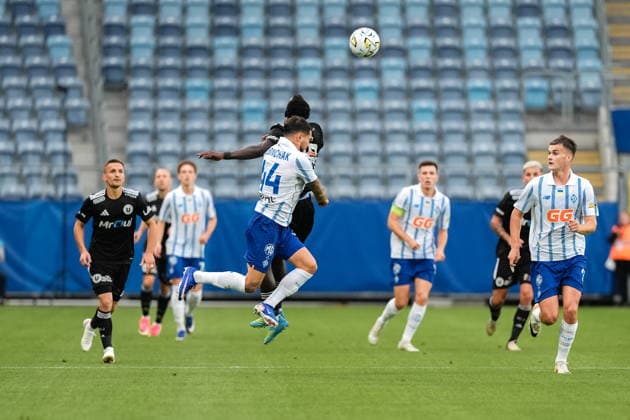 Lublin 09.07.2026. Football UEFA Europa League Qualifiers match, first qualifying round 1st leg, between FC Dynamo Kyiv and FC Universitatea Cluj in Lublin, Poland --- Mecz Ligi Europy UEFA - 1 runda kwalifikacji pomiedzy Dynamo Kijow a Universitatea Cluj w Lublinie, Polska. Persons Shown : Vladyslav Dubinchak Fot. Kazimierz Kozuch Arena Akcji NEWSPIX.PL --- newspix.pl POLAND OUT! 