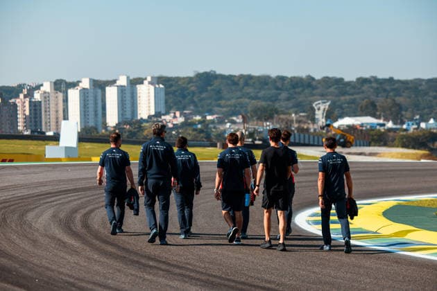 FIA WEC - 6 HOURS OF SAO PAULO 2026 36 GOUNON Jules (fra), MAKOWIECKI FrÃ dÃ ric (fra), MARTINS Victor (fra), Alpine Endurance Team, Alpine A424 36, Hypercar, Track walk, during the 6 Hours of Sao Paulo 2026, 4th round of the 2026 FIA World Endurance Championship, from July 10 to 12, 2026 on the Interlagos Circuit in Sao Paulo, Brazil -  Copyright: xAndreaxLorenzinax