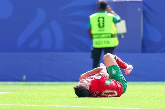 RECORD DATE NOT STATED FIFA World Cup, WM, Weltmeisterschaft, Fussball 2026 - Quarterfinals - France v Morocco Brahim Diaz player of Morocco during the FIFA World Cup quarterfinal match between France and Morocco, at Boston Stadium, in Foxborough, United States, on Thursday, July 09, 2026.(Foto: William Volcov Brazil Photo Press IMAGO) Sports Foxborough MA United States Copyright: xWILLIAMxVOLCOVx