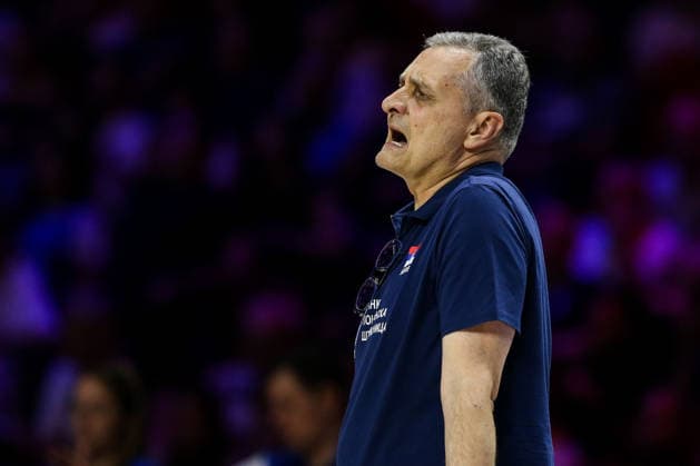 Serbia v France - Women s Volleyball Nations League BELGRADE, SERBIA - JULY 9: Head Coach of Serbia, Zoran Terzic reacts during the 2026 FIVB Volleyball Women s Nations League match between the Serbia and France in Belgrade, Serbia, on July 9, 2026. Filip Stevanovic Anadolu Belgrade Serbia. Editorial use only. Please get in touch for any other usage.  Copyright: x2026xAnadoluxFilipxStevanovicx
