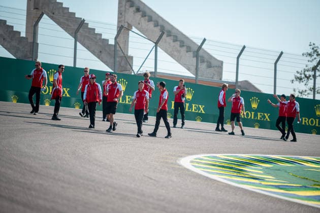 FIA WEC Rolex 6 Horas de São Paulo SaO PAULO, SP - 09.07.2026: FIA WEC ROLEX 6 HORAS DE SaO PAULO - The Toyota team on the first day of competition at the FIA WEC Rolex 6 Hours of Sao Paulo, which begins with a track reconnaissance walk by the teams and drivers. The championship arrives this week at Interlagos, Sao Paulo, for the Rolex 6 Hours of Sao Paulo, between July 10th and 12th. (Photo: Luis Franca Fotoarena) x2982322x  LuisxFranca