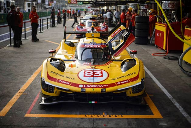 FIA WEC - 6 HOURS OF SAO PAULO 2026 83 HANSON Phil (gbr), KUBICA Robert (pol), YE Yifei (chn), AF Corse, Ferrari 499P 83, Hypercar, during the 6 Hours of Sao Paulo 2026, 4th round of the 2026 FIA World Endurance Championship, from July 10 to 12, 2026 on the Interlagos Circuit in Sao Paulo, Brazil - Sao PauloBrazil  Copyright: xXavixBonillax