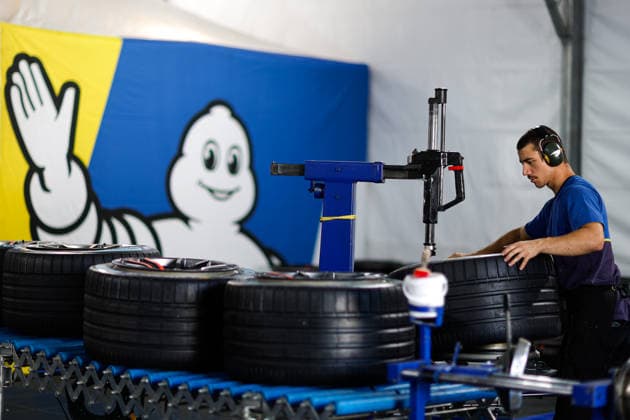 FIA WEC - 6 HOURS OF SAO PAULO 2026 workshop, Michelin, pneus, ambiance, michelin, technicien, portrait, during the 6 Hours of Sao Paulo 2026, 4th round of the 2026 FIA World Endurance Championship, from July 10 to 12, 2026 on the Interlagos Circuit in Sao Paulo, Brazil - Sao PauloBrazil  Copyright: xFREDERICxLExFLOCxHx
