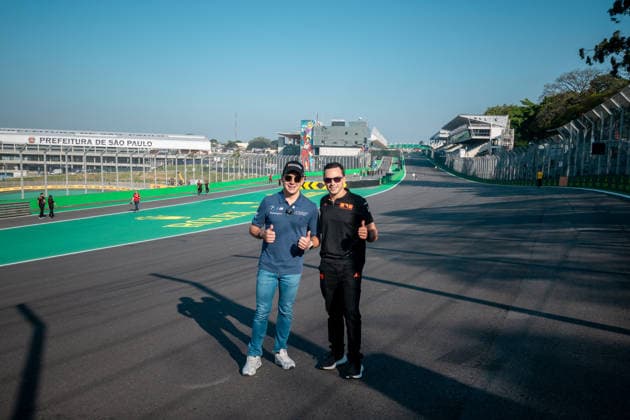 FIA WEC Rolex 6 Horas de São Paulo SaO PAULO, SP - 09.07.2026: FIA WEC ROLEX 6 HORAS DE SaO PAULO - Brazilian drivers Augusto Farfus and Pipo Derani, during the track walk, are the Brazilian representatives in the FIA WEC Rolex 6 Hours of Sao Paulo competition. The championship arrives this week in Interlagos, Sao Paulo, for the Rolex 6 Hours of Sao Paulo, between July 10th and 12th. (Photo: Luis Franca Fotoarena) x2982350x  LuisxFranca