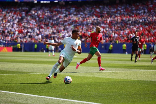 July 9, 2026, Foxborough, Massachusetts, USA: KYLIAN MBAPPE (CAPTAIN) of France dribbles the ball during the 2026 FIFA World Cup, WM, Weltmeisterschaft, Fussball quarterfinal match at Boston Stadium in Massachusetts on July 9, 2026. Foxborough USA - ZUMAm283 20260709_zsp_m283_021 Copyright: xBillyxMyersx