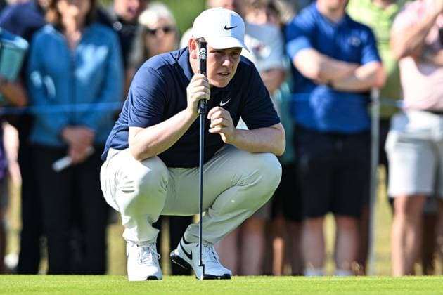 Scottish Open Day One Robert McIntyre lines up a putt on Day One of the Genesis Scottish Open 2026 at The Renaissance Club, North Berwick 09 07 2026 UK Newspapers OUT Copyright: xJamiexJohnstonx FIL-23615-0090