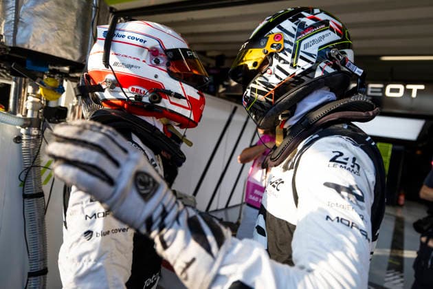 FIA WEC - 6 HOURS OF SAO PAULO 2026 DUVAL LoÃ¯c (fra), Peugeot TotalEnergies, Peugeot 9X8 94, Hypercar, POURCHAIRE ThÃ o (fra), Peugeot TotalEnergies, Peugeot 9X8 94, Hypercar, portrait during the 6 Hours of Sao Paulo 2026, 4th round of the 2026 FIA World Endurance Championship, from July 10 to 12, 2026 on the Interlagos Circuit in Sao Paulo, Brazil - Sao PauloBrazil  Copyright: xJULIENxDELFOSSEx
