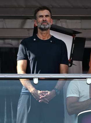 Fussball, Länderspiel, Herren, FIFA World Cup, WM, Weltmeisterschaft, Fussball 2026, Fussball-Weltmeisterschaft, USA, Achtelfinale, Gilette Stadium Boston: Frankreich - Marokko 2:0; Magenta TV Experte Jürgen Klopp. *** Soccer, International Match, Men s, 2026 FIFA World Cup, Soccer World Cup, USA, Round of 16, Gilette Stadium, Boston, France vs. Morocco 2–0, Magenta TV expert Jürgen Klopp
