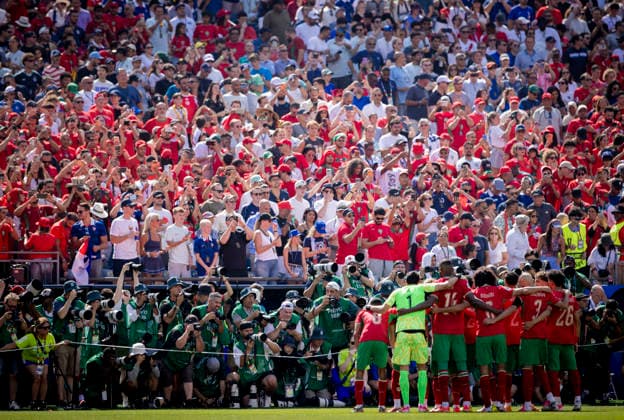 Boston, USA 09th Jul 2026. France - Morocco World Cup Frankreich - Marokko 09.07.2026 *** Boston, USA, July 9, 2026 France Morocco World Cup France Morocco July 9, 2026
