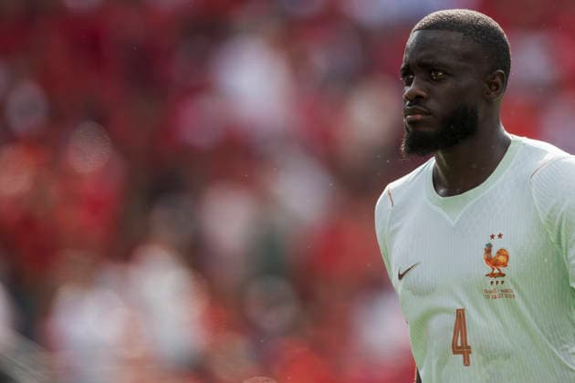 France v Morocco - FIFA World Cup, WM, Weltmeisterschaft, Fussball 2026 Dayot Upamecano of France looks on during the FIFA World Cup 2026 quarter final football match between France and Morocco. France won 2-0 over Morocco. Foxborough United States Copyright: xNicolòxCampox