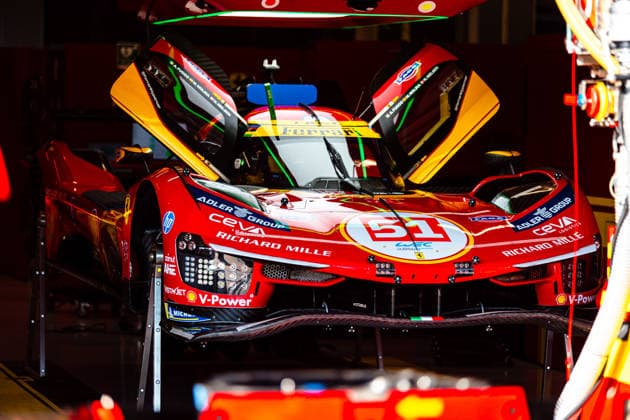 FIA WEC Rolex 6 Horas de São Paulo SaO PAULO, SP - 09.07.2026: FIA WEC ROLEX 6 HORAS DE SaO PAULO - Thursday was a day of final adjustments for the start of the Brazilian round of the 2026 FIA World Endurance Championship (WEC) season. The championship arrives this week at Interlagos, Sao Paulo, for the Rolex 6 Hours of Sao Paulo, between July 10th and 12th. Featured is the Ferrari 499P 51 of FERRARI AF CORSE, driven by Alessandro PIER GUIDI, James CALADO and Antonio GIOVINAZZI. (Photo: Emerson Santos Fotoarena) x2982473x  EmersonxSantos