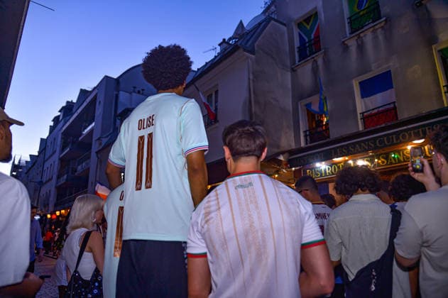 NEWS: Ambiance dans les rues de Paris pour le match France vs Maroc, quart de finale de la coupe du monde 2026 - 09 07 2026 Illustration durant le match ParisFrance  Copyright: xBaptistexAutissierx