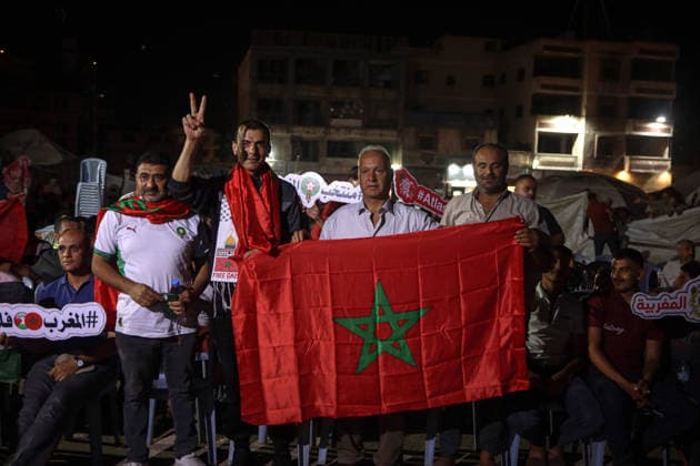 People gather in Gaza to watch FIFA 2026 World Cup quarter-final match People gather in Gaza to watch FIFA 2026 World Cup quarter-final match GAZA CITY, GAZA, PALESTINE - JULY 9: Football fans gather to watch the FIFA 2026 World Cup quarter-final match between France and Morocco on a screen set up in Gaza City, Gaza, Palestine on July 9, 2026. Abdalhkem Abu Riash Anadolu Gaza City Gaza. Editorial use only. Please get in touch for any other usage.  Copyright: x2026xAnadoluxAbdalhkemxAbuxRiashx Gaza City Gaza. Editorial use only. Please get in touch for any other usage.  Copyright: xIMAGO AnadoluxAgencyxIMAGO AbdalhkemxAbuxRiashx