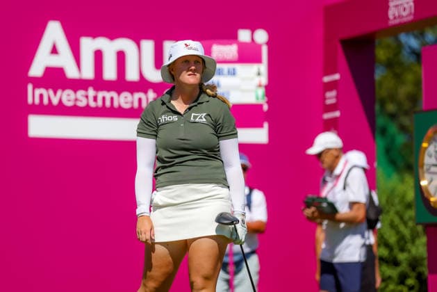 EVIAN-LES-BAINS, FRANCE - 09.07.2026: Ingrid Lindblad (SWE) of The Amundi Evian Championship at the Evian Resort Golf Club on July 09, 2026 in Evian-les-Bains, France.