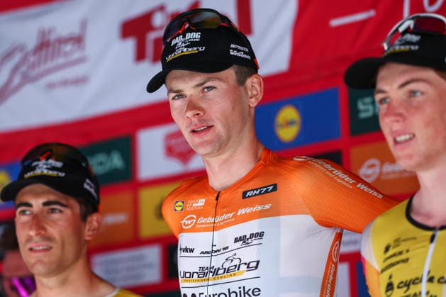 CYCLING - Tour of Austria 2026 LIENZ,AUSTRIA,10.JUL.26 - CYCLING - Tour of Austria, stage 3, Lienz - Sankt Johann im Pongau. Image shows Philipp Hofbauer (AUT Team Vorarlberg).  GEPAxpictures xDavidxGeieregger