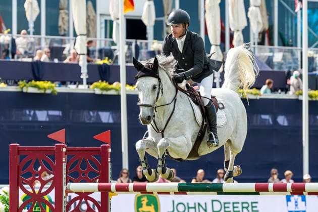260710 Alberto Marquez Galobardes of Spain with horse For Jump des Horts competes in Stiftelsen Falsterbo Horse Show Prize during the Falsterbo Horse Show on July 10, 2026 in Falsterbo. Photo: Christian Örnberg BILDBYRAN COP 166 CO0709 ridsport equestrian falsterbo horse show ridsportlaget bbeng Stiftelsen Falsterbo Horse Show Prize *** July 10, 2026: Alberto Marquez Galobardes of Spain, riding For Jump des Horts, competes for the Stiftelsen Falsterbo Horse Show Prize during the Falsterbo Horse Show on July 10, 2026 in Falsterbo. Photo by Christian Örnberg, BILDBYRAN COP 166 CO0709: equestrian sports, Falsterbo Horse Show, Ridsportlaget BBENG, the Falsterbo Horse Show Foundation Prize  Copyright: CHRISTIANxÖRNBERG BB260710CO050