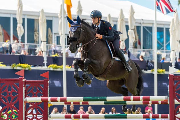 260710 Giampiero Garofalo of Italy with horse Querido Van T Ruytershof competes in Stiftelsen Falsterbo Horse Show Prize during the Falsterbo Horse Show on July 10, 2026 in Falsterbo. Photo: Christian Örnberg BILDBYRAN COP 166 CO0709 ridsport equestrian falsterbo horse show ridsportlaget bbeng Stiftelsen Falsterbo Horse Show Prize *** July 10, 2026: Giampiero Garofalo of Italy, riding Querido Van T Ruytershof, competes in the Stiftelsen Falsterbo Horse Show Prize during the Falsterbo Horse Show on July 10, 2026 in Falsterbo. Photo by Christian Örnberg, BILDBYRAN COP 166 CO0709 equestrian sports Falsterbo Horse Show Ridsportlaget BBENG Falsterbo Horse Show Foundation Prize  Copyright: CHRISTIANxÖRNBERG BB260710CO053
