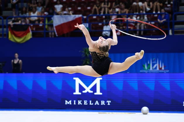 IPA86562126 - Liliana LEWINSKA (POL) during the Rhythmic gymnastics, Rhythmische Sportgymnastik, RSG World Cup Final at the Unipol Forum, Milan, Italy, on July 10, 2026, during the Rhythmic Gymnastics - FIG World Cup 2026, Gymnastics in Assago (MI), Italy, July 10, 2026  Copyright: xValerioxOrigo IPAxSportx xx 86562126