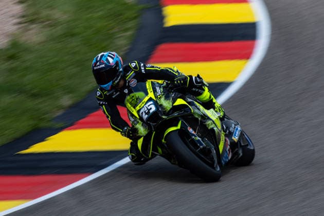 GER, Großer Preis von Deutschland, MotoGP. 11. Lauf, FIM Motorrad-Weltmeisterschaft. 10.07.2026, Sachsenring, Hohenstein-Ernstthal, GER, Großer Preis von Deutschland, MotoGP. 11. Lauf, FIM Motorrad-Weltmeisterschaft. 25, Raul Fernandez, SuperFile Trackhouse MotoGP Team Â Foto: Alexander Trienitz Hohenstein-Ernstthal Sachsenring Sachsen Deutschland *** GER, German Grand Prix, MotoGP Round 11, FIM Motorcycle World Championship, July 10, 2026, Sachsenring, Hohenstein Ernstthal, GER, German Grand Prix, MotoGP Round 11, FIM Motorcycle World Championship 25, Raul Fernandez, SuperFile Trackhouse MotoGP Team Photo by Alexander Trienitz, Hohenstein Ernstthal, Sachsenring, Saxony, Germany