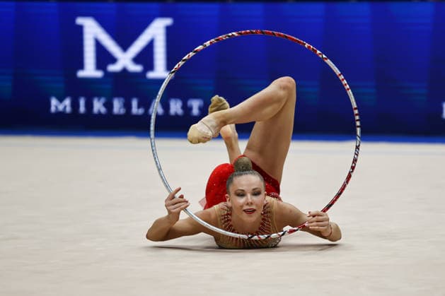 Sport Bilder des Tages IPA86562136 - Viktoria STEINFELD (GER) during the Rhythmic gymnastics, Rhythmische Sportgymnastik, RSG World Cup Final at the Unipol Forum, Milan, Italy, on July 10, 2026, during the Rhythmic Gymnastics - FIG World Cup 2026, Gymnastics in Assago (MI), Italy, July 10, 2026  Copyright: xValerioxOrigo IPAxSportx xx 86562136