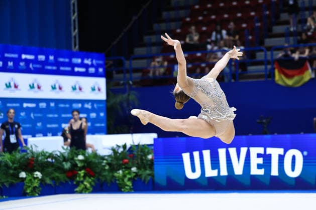 OTHER - Gymnastics - Rhythmic gymnastics, Rhythmische Sportgymnastik, RSG - 2026 FIG World Cup Photo by IPA ABACAPRESS.COM86562147 - Tara DRAGAS (ITA) during the Rhythmic Gymnastics World Cup Final at the Unipol Forum, Milan, Italy, on July 10, 2026, during the Rhythmic Gymnastics - FIG World Cup 2026, held in Assago (MI), Italy, on July 10, 2026 Assago (MI) Italy  Copyright: xIPAxSport ABACAx